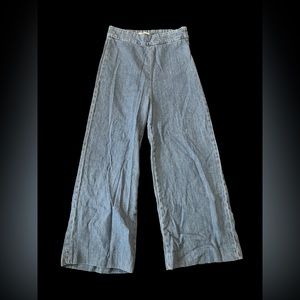 Zara high waisted ankle flare pants